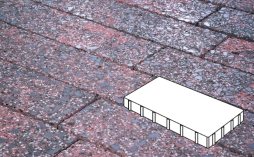 Плитка тротуарная Готика, Granite FINERRO, Плита Б.6.П.10 без фаски, Дымовский, 600*200*100 мм