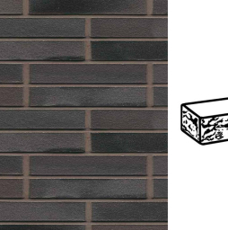 Кирпич клинкерный Muhr 15 Schwarz-bunt Edelglanz готик, 240*90*40 мм по выгодной ценеКирпич клинкерный Muhr 15 Schwarz-bunt Edelglanz готик, 240*90*40 мм