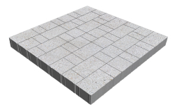 Плитка тротуарная SteinRus Новый город Рид В.8.Псм.8, Backwash, толщина 80 мм, Эльтон