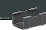 Соединитель желоба KROP PVC Квадрат для системы D 135/80*80 мм, RAL 7016