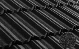 Композитная черепица рядовая Metrotile Classic Black