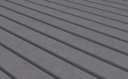 Фиброцементная панель CLADBOARD линеарная 1, полированная, темно-серая, 2400*1200*8 мм