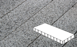 Плитка тротуарная Готика, Granite FINO, Плита Б.9.П.10, Белла Уайт, 900*300*100 мм