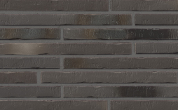 Клинкерная плитка под кирпич Stroeher Riegel 50, 453 silber-schwarz, 490*40*14 мм