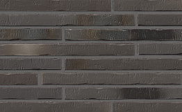 Клинкерная плитка под кирпич Stroeher Riegel 50, 453 silber-schwarz, 490*40*14 мм