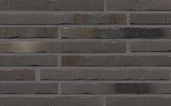 Клинкерная плитка под кирпич Stroeher Riegel 50, 453 silber-schwarz, 490*40*14 мм