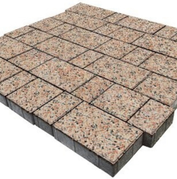 Плитка тротуарная SteinRus Бельпассо А.23(М).Псм.4, Backwash, Корунд, толщина 40 мм