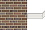 Клинкерная плитка угловая ручной формовки Feldhaus Klinker NF 14 W721 accudo cerasi maritim 240*71*115*14 мм