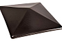 Клинкерный заборный оголовок King Klinker 17 Onyx black, 400*400*90 мм