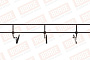 Кровельное ограждение Borge для черепичной кровли оцинкованное RR 32, 300*60 см