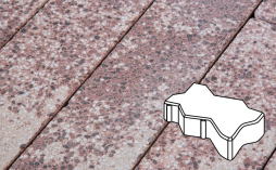 Плитка тротуарная Готика, Granite FINERRO, Зигзаг/Волна Б.2.Ф.6, Сансет, 225*112,5*60 мм