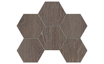 Мозаика Estima Hexagon Kraft Wood KW03, 285*250*10 мм
