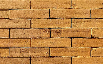 Кирпич клинкерный Muhr 01 Niederlausitzer Gelb Wasserstrich, 240*71*50 мм