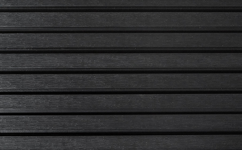 Реечная фасадная панель из ДПК CM Wall Black wood (Черное дерево), 4000*219*26 мм