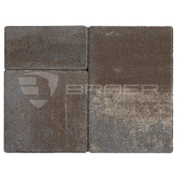 Плитка тротуарная BRAER Старый город Ландхаус Color Mix Байкал, толщина 60 мм
