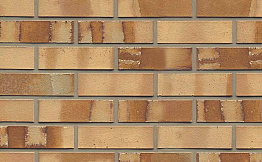 Кирпич клинкерный Muhr 06 S Hellbraun-bunt Spezial гладкий, Spar NF, 240*55*71 мм