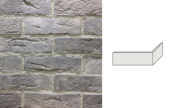 Угловой декоративный кирпич Redstone Dover frost DF-72/U 227*100*71 мм