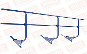 Кровельное ограждение Borge для черепичной кровли оцинкованное RAL 5005, 300*90 см