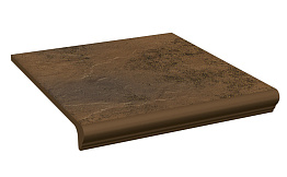 Клинкерная ступень с капиносом Paradyz Semir Beige, 330*300*11 мм
