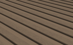 Фиброцементная панель CLADBOARD линеарная 10, коричневая, 3050*1220*9 мм