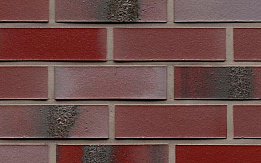 Клинкерная плитка под кирпич Feldhaus Klinker NF 14 R563 carbona ardor rutila 240*71*14 мм
