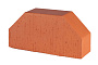 Печной кирпич фигурный полнотелый Lode Janka F7 гладкий, 250*120*65 мм