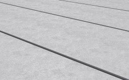 Фиброцементная панель CLADBOARD линеарная 3, полированная, космическая серая, 2400*1200*8 мм