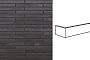 Клинкерная плитка угловая King Klinker KING SIZE LF05 Black heart, 240*52*115*14 мм