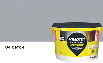 Затирка для швов vetonit comfort spectrum, 04 бетон, 2 кг