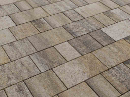 Плитка тротуарная Старый город Б.1.Фсм.8 искусственный камень базальт, комплект 3 шт, толщина 80 мм