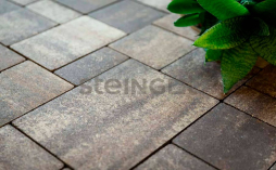 Плитка тротуарная Steingot Color Mix Бавария, Штайн Браун, толщина 60 мм