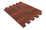 Плитка тротуарная SteinRus Прямоугольник В.6.П.8 Native, ColorMix Брук, 200*100*80 мм
