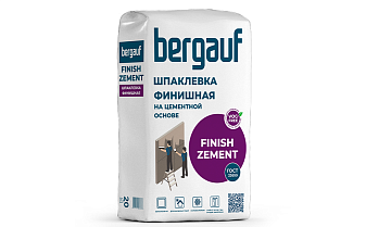 Финишная шпаклевка Bergauf FINISH ZEMENT, 20 кг