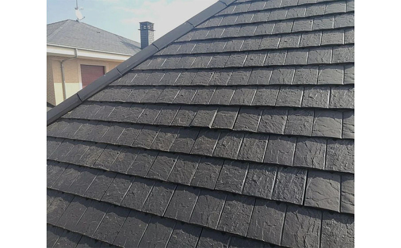 Керамическая черепица рядовая La Escandella Visum3, Slate Klinker