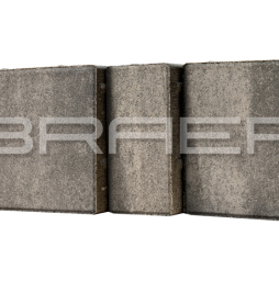 Плитка тротуарная BRAER Мозаика Color Mix Туман, толщина 60 мм