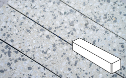 Плитка тротуарная Готика Granite FINERRO, Ригель Б.3.П.8, Грис Парга 360*80*80 мм
