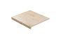Клинкерная ступень прямоугольная рядовая Stroeher Loftstufe Gravel Blend 960 beige 294х340х35х11 мм