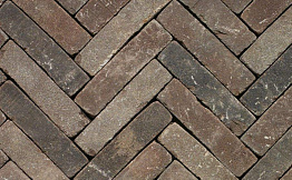 Клинкерная брусчатка Penter Pastorale mix tumbled, 200*50*65 мм