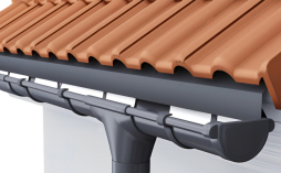 Водосточная система BRAAS сталь, 125/90 мм, графит