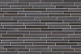 Клинкерная плитка под кирпич King Klinker KING SIZE 05 Black heart гладкая LF, 490*52*14 мм