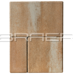 Плитка тротуарная BRAER Мозаика Color Mix Плато, толщина 60 мм
