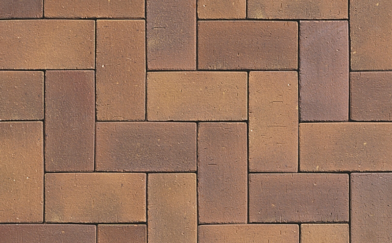 Клинкерная брусчатка Muhr №07 Herbstlaub, 200*100*52 мм
