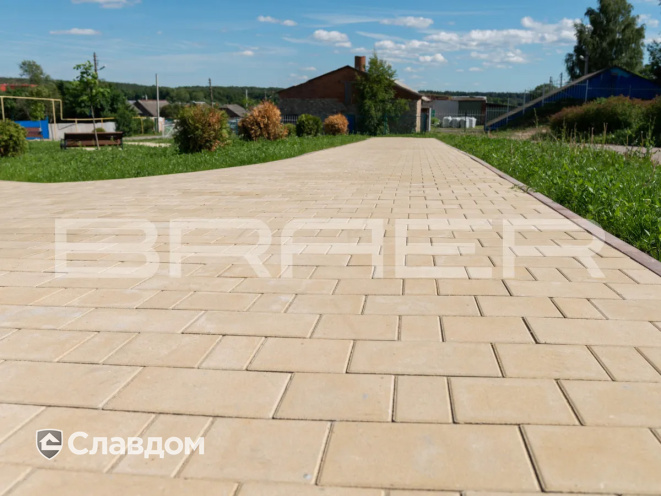 Плитка тротуарная BRAER Старый город Ландхаус песочный, толщина 60 мм