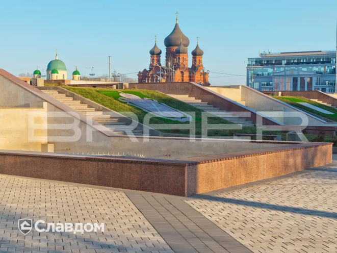 Плитка тротуарная BRAER Старый город Ландхаус Color Mix Туман, толщина 60 мм