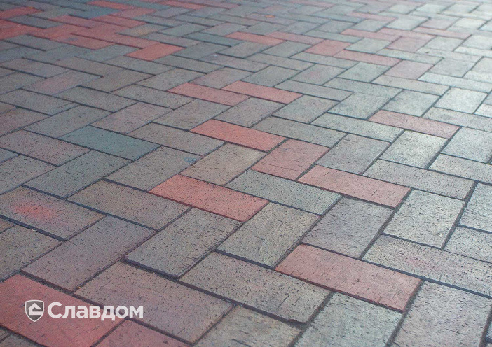 Тротуарная клинкерная брусчатка Керамейя БрукКерам Магма Диабаз, 200*100*45 мм
