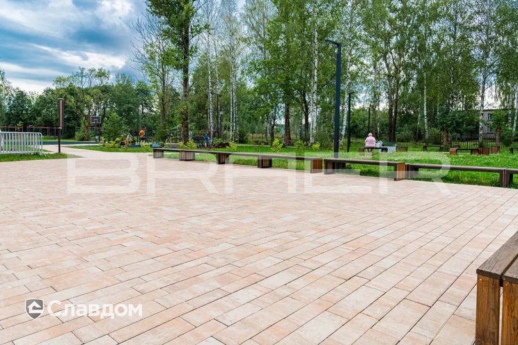 Плитка тротуарная BRAER Домино Color Mix Плато, 120/160*60 мм