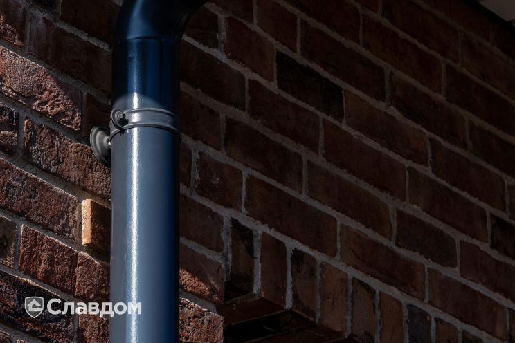 Водосточная система Docke STAL PREMIUM 125/90 мм, графит