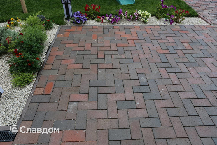 Тротуарная клинкерная брусчатка Керамейя БрукКерам Магма Диабаз, 200*100*45 мм
