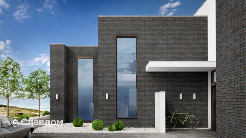 Клинкерная плитка под кирпич Stroeher Brickwerk, 650 eisenschwarz, 240*52*12 мм