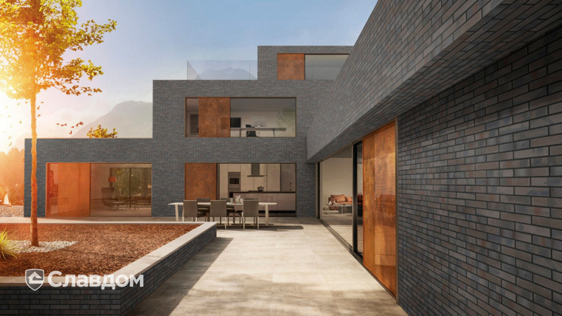 Клинкерная плитка под кирпич Stroeher Brickwerk, 652 moorbraun, 240*52*12 мм